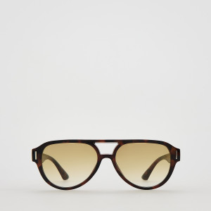 Okulary przeciwsłoneczne - ONE SIZE - beżowy - damska - Reserved - 750KD-80X