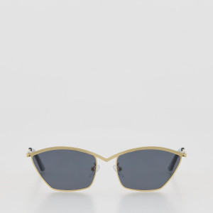 Okulary przeciwsłoneczne - ONE SIZE - złoty - damska - Reserved - 751KD-GLD