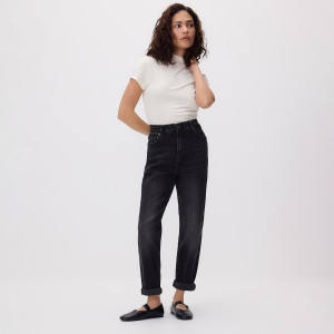 Jeansy boyfriend slim - 40 - szary - damska - Reserved - 753FZ-90J