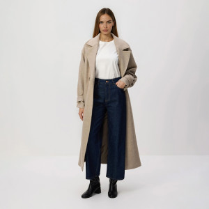Jeansy culotte - 34 - granatowy - damska - Reserved - 756FZ-59J