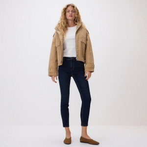 Jeansy slim - 46 - granatowy - damska - Reserved - 772FZ-59J