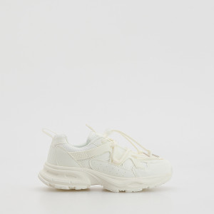 Lekkie sneakersy - 30 - złamana biel - dziewczynki - Reserved - 782IS-01X