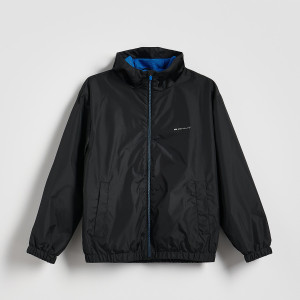 Kurtka wiatrówka - 116 (5-6 lat) - czarny - chłopcy - Reserved - 785HF-99X