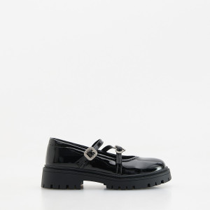 Lakierowane loafersy - 38 - czarny - dziewczynki - Reserved - 785IS-99X
