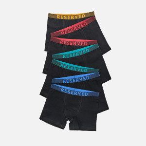 Bokserki 7 pack - 110/116 (4-6 lat) - czarny - chłopcy - Reserved - 785KK-99X
