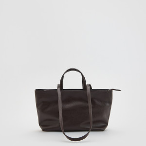 Torebka shopper - ONE SIZE - ciemnobrązowy - damska - Reserved - 786FC-89X