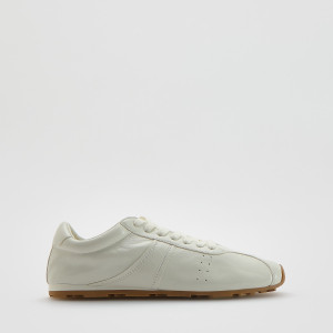Skórzane sneakersy - 38 - biały - damska - Reserved - 789HV-00X