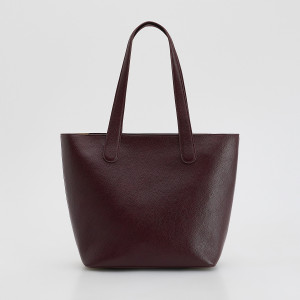 Torebka shopper - ONE SIZE - mahoniowy - damska - Reserved - 794FC-93X