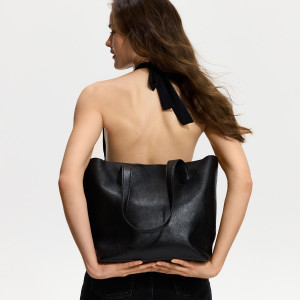 Torebka shopper - ONE SIZE - czarny - damska - Reserved - 794FC-99X