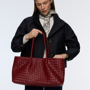 Torebka shopper - ONE SIZE - czerwony - damska - Reserved - 798FC-33X