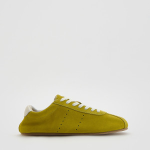 Zamszowe sneakersy - 37 - zielony - damska - Reserved - 799ID-71X