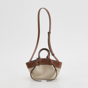 Torebka na ramię - ONE SIZE - brązowy - damska - Reserved - 809FC-88X