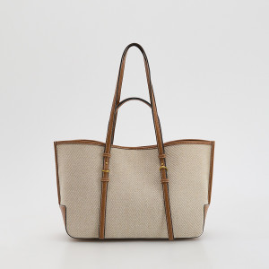 Torebka shopper - ONE SIZE - brązowy - damska - Reserved - 810FC-88X