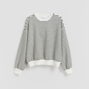 Bluza w paski - L - wielobarwny - damska - Reserved - 817HS-MLC