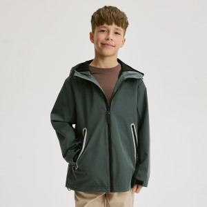 Kurtka z kapturem - 116 (5-6 lat) - morski - chłopcy - Reserved - 818HF-67X