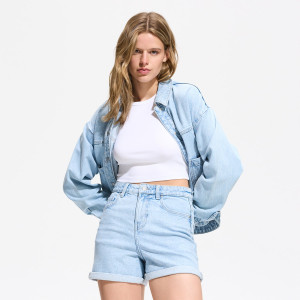 Jeansowe szorty - 42 - niebieski - damska - Reserved - 829JW-50J