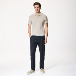 Spodnie chino slim fit - 32 - ciemnoszary - męska - Reserved - 8347H-90M