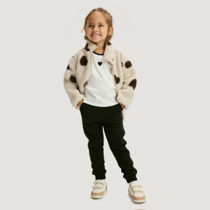 Spodnie dresowe - 80 (9-12 m.) - czarny - dziewczynki - Reserved - 845FF-99X