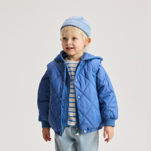 Kurtka 2 w 1 - 80 (9-12 m.) - niebieski - chłopcy - Reserved - 845HF-55X