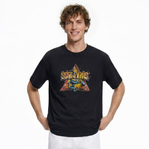 T-shirt Scorpions - L - czarny - męska - Reserved - 848JM-99X