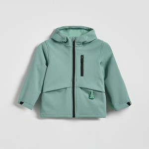 Kurtka z kapturem - 104 (3-4 lata) - zielony - chłopcy - Reserved - 849HF-77X