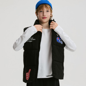 Kamizelka z kieszeniami - 158 (12 lat) - czarny - chłopcy - Reserved - 852HF-99X