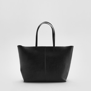 Torebka shopper - ONE SIZE - czarny - damska - Reserved - 853FC-99X