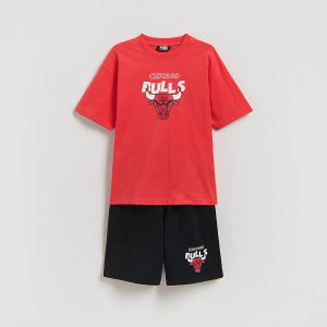 Komplet Chicago Bulls NBA - 134 (8 lat) - czerwony - chłopcy - Reserved - 859IX-33X