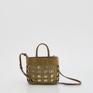 Torebka na ramię - ONE SIZE - brązowy - damska - Reserved - 860FC-82X