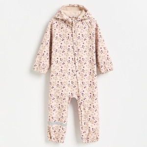 Wzorzysty kombinezon - 80 (9-12 m.) - wielobarwny - dziewczynki - Reserved - 870JQ-MLC