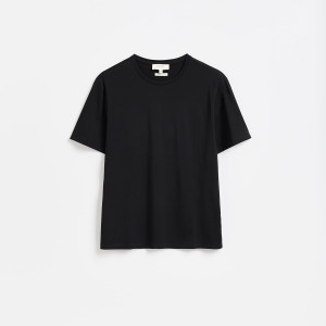 T-shirt regular z modalem - S - czarny - męska - Reserved - 883KS-99X