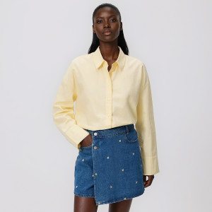 Jeansowe spódnico-szorty - 34 - indigo jeans - damska - Reserved - 884IU-57J