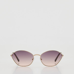 Okulary przeciwsłoneczne - ONE SIZE - złoty - damska - Reserved - 886ID-GLD