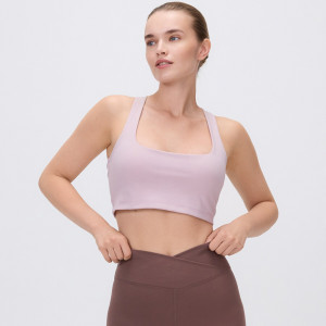 Sportowy top - XL - brudny róż - damska - Reserved - 886IE-39X
