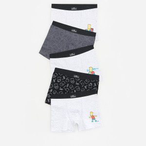 Bokserki The Simpsons 5 pack - 86/92 (1-2 lata) - jasnoszary - chłopcy - Reserved - 887JX-09M