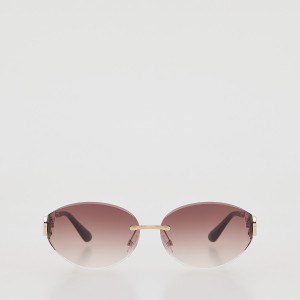 Okulary przeciwsłoneczne - ONE SIZE - brązowy - damska - Reserved - 891ID-82X