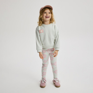 Bawełniany komplet - 116 (5-6 lat) - wielobarwny - dziewczynki - Reserved - 899HT-MLC