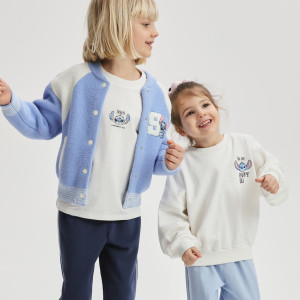 Bluza Lilo i Stitch - 134 (8 lat) - złamana biel - dziewczynki - Reserved - 901HV-01X