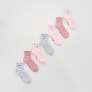 Skarpetki Pusheen 7 pack - 31/33 - wielobarwny - dziewczynki - Reserved - 901IH-MLC