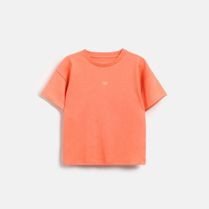 Bawełniany t-shirt - 80 (9-12 m.) - czerwony - chłopcy - Reserved - 918IX-33X