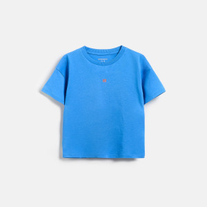 Bawełniany t-shirt - 98 (2-3 lata) - niebieski - chłopcy - Reserved - 918IX-55X