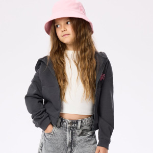 Bluza Kapibara CapyFun - 134 (8 lat) - ciemnoszary - dziewczynki - Reserved - 925KB-90X