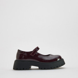 Lakierowane loafersy - 33 - mahoniowy - dziewczynki - Reserved - 926GT-93X