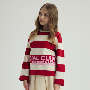 Bluza w paski - 158 (12 lat) - wielobarwny - dziewczynki - Reserved - 931KB-MLC