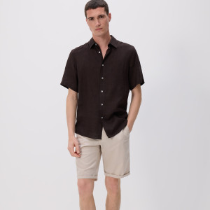 Szorty chino slim - L - beżowy - męska - Reserved - 9323N-08X