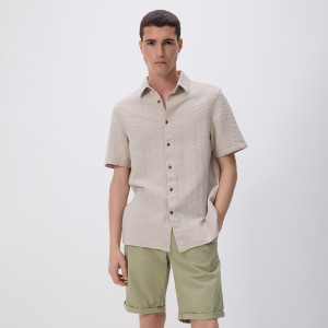 Szorty chino slim - S - oliwkowy - męska - Reserved - 9323N-81X
