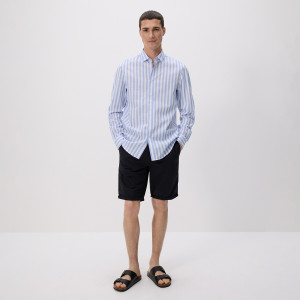 Szorty chino slim - L - czarny - męska - Reserved - 9323N-99X
