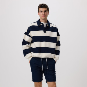 Szorty slim fit - M - granatowy - męska - Reserved - 9341N-59X