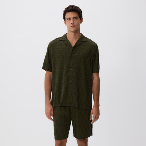 Szorty slim fit - S - zielony - męska - Reserved - 9361N-87X
