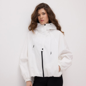 Parka z kapturem - M - złamana biel - damska - Reserved - 939JM-01X
